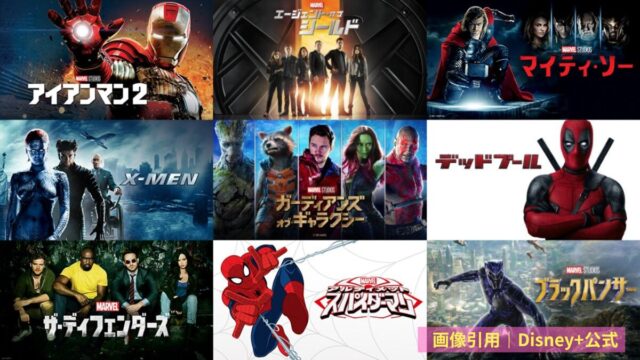 Disney+　マーベル